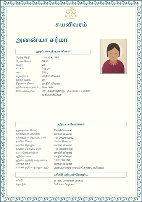 நீலப்பச்சை நுண்ணலங்காரம் முன்னோட்டம்